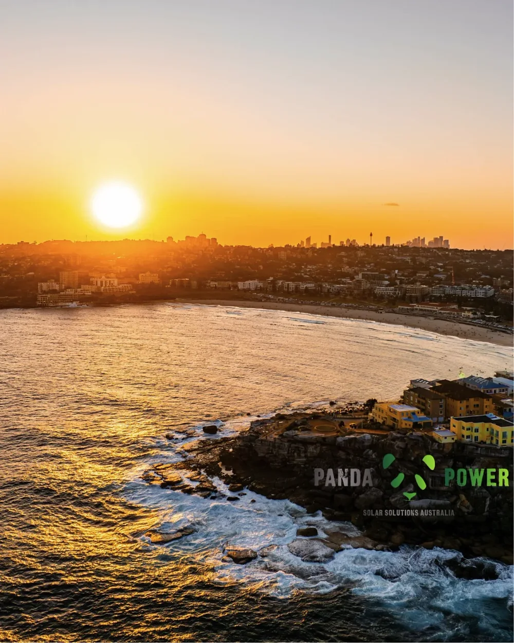 Sunset over the coast — Panda Power