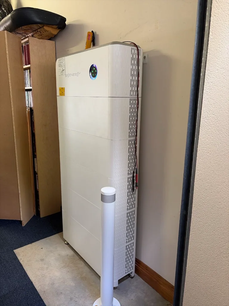 SigenEnergy indoor battery installation