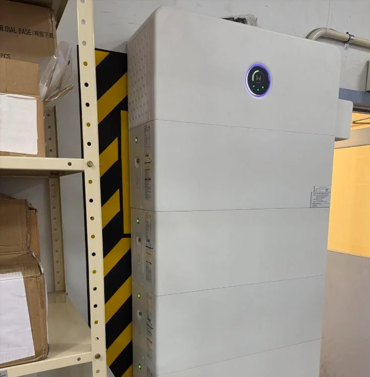 Stacked battery system ready for commissioning